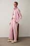 Lila Silky Feel Normal Waist Parted Sweatpants - 5