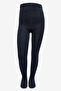 Girl's Pretty Rib 2-Pack White-Navy Blue Pantyhose - 5