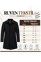 Classic Shirt Collar Knee-Length Melton Coat - 5