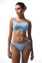 Blue Maya Beaded Bikini Top - 3