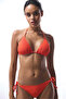Orange Sona Triangle Bikini Top - 5