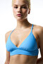 Blue Bubble Bralette Bikini Top