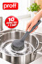 Scrubbing Wire Set with Handle - 10 Pieces of Stainless Steel Scrubbing Wire and 1 Piece of Handle - 3