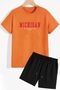 Michigan Shorts T-shirt Tracksuit Set
