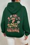 Unisex Oversize Love Yourself Printed Sweatshirt
