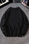 Unisex Butterfly Printed Crew Neck Sweatshirt - 2