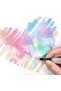 9 Pcs Watercolor Brush Pens,Refillable Water Soluble Paint Brushes for Calligraphy and Sketching - 5