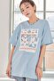 Unisex Serendipity Printed Oversize T-Shirt - 2