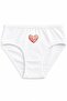 Cute Rabbit Heart Printed Girls' 2-Piece Undershirt Panties Set Cotton Ecru 2 Piece Underwear Set Gift Children's Undershirt Panties Set Ful-2Tkm-15-E - 3