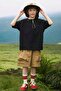 Children's King Butterfly Printed Cotton T-shirt - 3