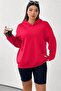 Unisex Oversize Live in The Moment Printed Sweatshirt - 2