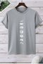 Moon Phases Printed Tshirt