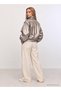 Brand Equivalent Shiny Quilted Bomber Coat - 3
