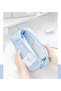Large Capacity Pencil Case with Partition Storage and Smooth Zipper,Blue - 6