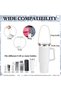 Silicone Water Bottle Handle Holder with Pearl Strap,Universal Bottle Sling for 8-40 oz Bottles,Portable Outdoor Accessory - 3
