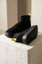 Slavia Black (4.5 cm) Stretch Daily Use Boots with Fur Inside - 7