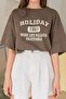 Unisex Holiday Printed Design T-shirt - 4
