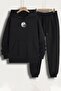 Unisex Yin & Yang Printed Tracksuit Set - 2
