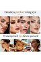 4-Tip Microblade Eyebrow Pen,Waterproof and Smudge-Proof Long-Lasting Liquid Eyebrow Pencil,Light Brown - 8