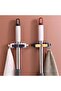 3-Piece Silicone Mop and Broom Holder,Self-Adhesive Wall Mounted Organizer Gripper,No-Drill Storage Hooks for Kitchen and Bathroom - 3
