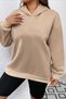 Unisex Oversize Love Yourself Printed Sweatshirt - 2