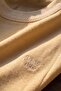 Crew Neck Basic Blouse Yellow - 3