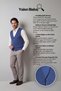 Men's Buttoned Stone Vest Without Pockets Patterned Steel Knit Classic Fit - 5211Ls - 7