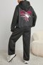 Scream Printed Tracksuit Set