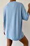Unisex California Printed Oversize T-shirt - 4
