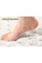 Non-Slip Flannel Plush Bath Mat,16 x 24 Inch Absorbent Shaggy Bathroom Rug,White - 6
