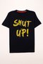 تيشيرت بتصميم مطبوع Shut Up - 3