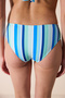 Ocean Hipster Textured Striped Bikini Bottom - 3