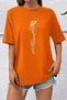 Unisex Butterfly Song Printed T-shirt