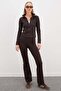 High Waist Stretchy Fabric Flare Leggings