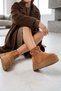 Duvia Taba (4.5 cm) Stretch Daily Use Boots with Fur Inside - 5