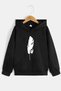 Kids Feather Printed Sweatshirt