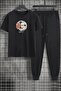 Unisex Kanagawa Oki Nami Ura Printed 2-Piece Tracksuit Set