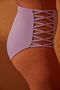 Basic High Fashion Lilac Bikini Bottom - 2