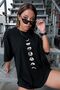 Unisex Moon Phases Printed T-shirt