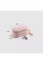 Velvet Mini Travel Jewelry Case,2-in-1 Ring Holder Keychain Organizer,Portable Clutch for Earrings and Necklaces,Pink - 7