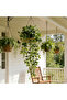 70 CM Ivy leaf Persian fern Leaves Vines Home Room Decor Hanging Artificial Plant Plastic Leaf Grass - 4
