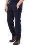 Men's Tactical Outdoor Waterproof Navy Blue Softshell Trousers with Fleece Inside - 3