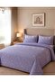 4 Piece Microfiber Bedding Set, 1 Printed Duvet Cover, 1 Fitted Sheet & 2 Pillow Covers, Soft Breathable Fade Resistant (Heart Print) (100cm X 200cm)