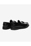 Men's Black Genuine Leather Loafer Shoes 5K1Ua64729 - 4