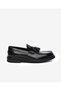 Men's Black Genuine Leather Loafer Shoes 5K1Ua64729
