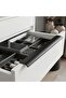 Lidya Integrated Black 224 mm Handle, Luxury Country Kitchen Furniture Cabinet Drawer Handle - 4