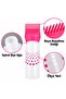 Comb hair coloring care oil care water dip dye smearing applicator bottle - 2