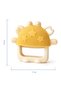 Crabby Silicone Teether with Holding Ring Yellow - 5