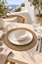 Wicker Supla, American Style, Wicker Jute Braided Supla, Round, Plate Mat 33X33 cm - 4