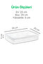 6 Pieces Leak-Proof, Air-Proof Deep Freezer Storage Container Set 2,3 Lt Transparent - Refrigerator Organizer -Dipfreeze - 7